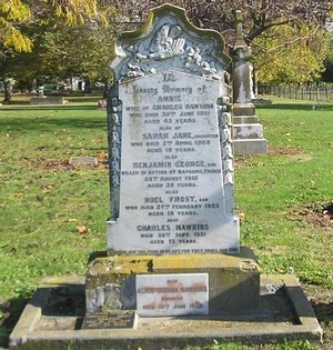 Picture of MAKARAKA cemetery, block MKF, plot 1027.