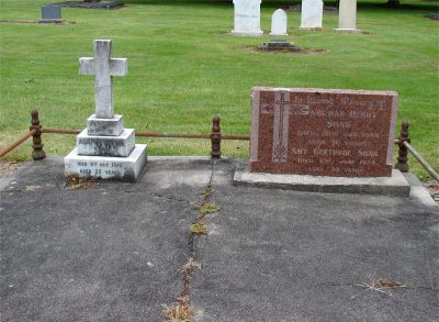 Picture of Makaraka cemetery, block MKF, plot 1313.