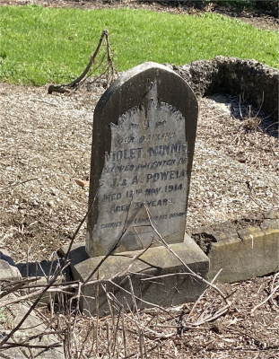 Picture of Ormond cemetery, block ORM1, plot 56.
