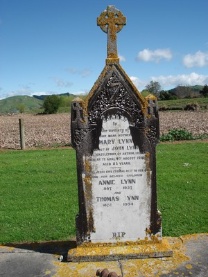 Picture of PATUTAHI cemetery, block PATG, plot 2.