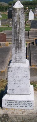 Picture of PATUTAHI cemetery, block PATI, plot 18.