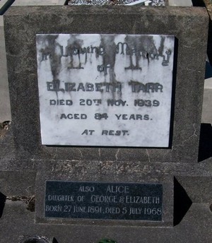 Picture of TARUHERU cemetery, block 12, plot 33.