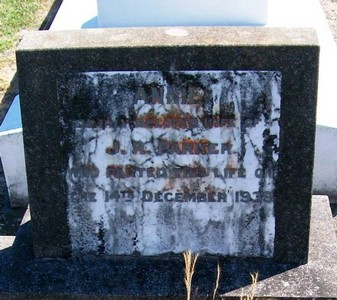 Picture of Taruheru cemetery, block 12, plot 67.