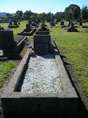 Picture of Taruheru cemetery, block 14, plot 121.