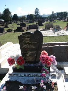 Picture of TARUHERU cemetery, block 17, plot 71B.