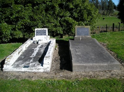 Picture of Taruheru cemetery, block 17, plot 87.