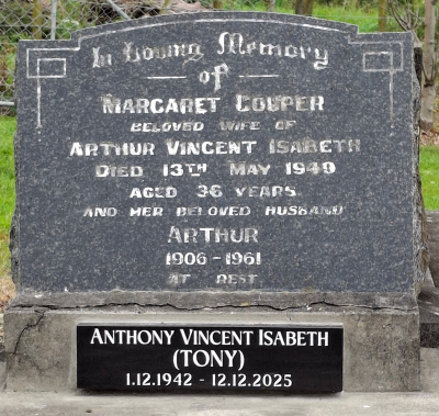 Picture of TARUHERU cemetery, block 19, plot 32.