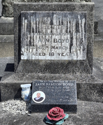 Picture of TARUHERU cemetery, block 1, plot 29.