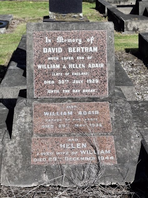 Picture of TARUHERU cemetery, block 1, plot 87.