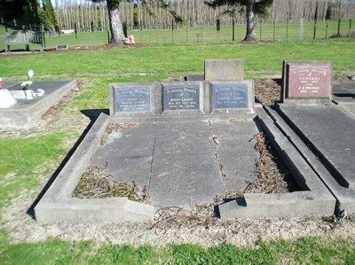 Picture of Taruheru cemetery, block 20, plot 147.