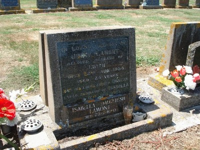 Picture of Taruheru cemetery, block 25, plot 315.