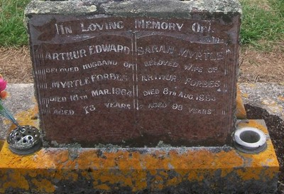 Picture of TARUHERU cemetery, block 26, plot 59.