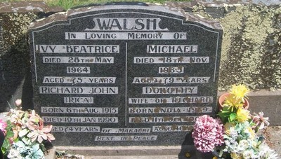 Gisborne District Council Cemetery Database Ivy Beatrice Walsh