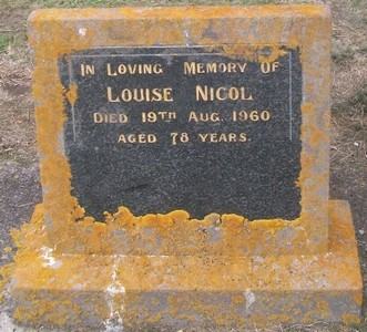 Picture of Taruheru cemetery, block 27, plot 109.