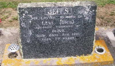 Picture of TARUHERU cemetery, block 27, plot 249.