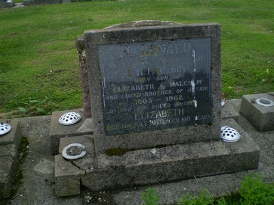 Picture of Taruheru cemetery, block 27, plot 403.