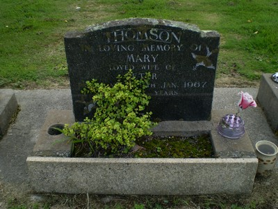 Picture of Taruheru cemetery, block 28, plot 18.