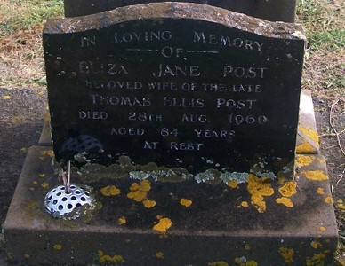 Picture of Taruheru cemetery, block 28, plot 375.