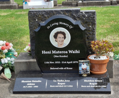 Picture of Taruheru cemetery, block 28, plot 479.