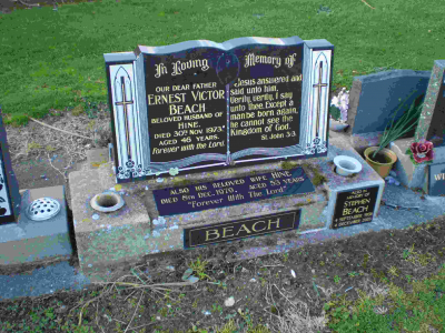 Picture of Taruheru cemetery, block 29, plot 559.