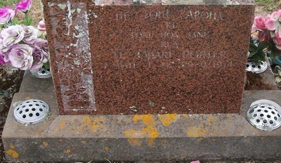 Picture of Taruheru cemetery, block 30, plot 141.