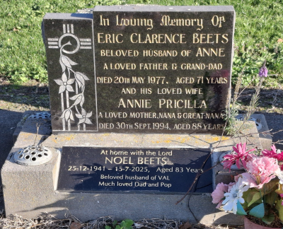 Picture of Taruheru cemetery, block 30, plot 305.