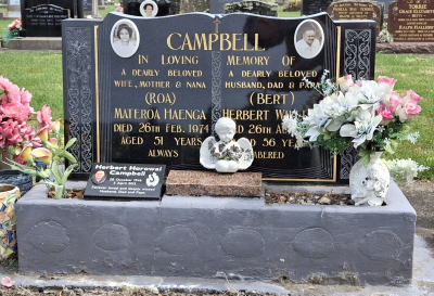 Picture of TARUHERU cemetery, block 30, plot 44.