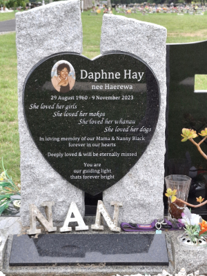 Picture of TARUHERU cemetery, block 31, plot 32.