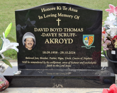 Picture of TARUHERU cemetery, block 31, plot 87.