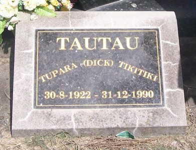 Picture of TARUHERU cemetery, block 36, plot 157.