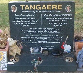 Picture of Taruheru cemetery, block 37, plot 133.