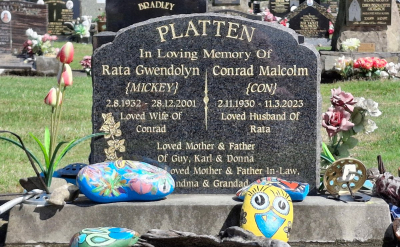 Picture of TARUHERU cemetery, block 37, plot 327.