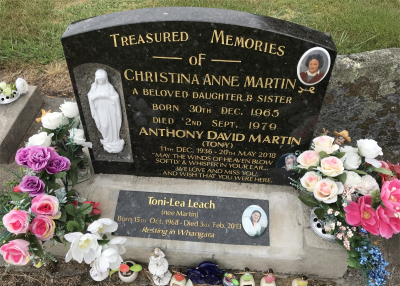 Picture of TARUHERU cemetery, block 38, plot 439.