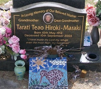 Picture of Taruheru cemetery, block 39, plot 140.