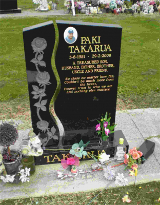 Picture of Taruheru cemetery, block 39, plot 516.