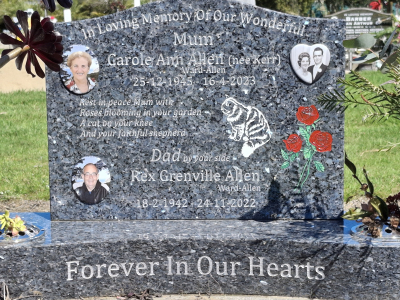 Picture of Taruheru cemetery, block 42, plot 81.