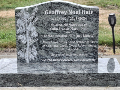 Picture of TARUHERU cemetery, block 43, plot 18.
