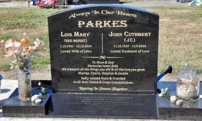 Picture of TARUHERU cemetery, block 43, plot 188.