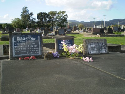 Picture of Taruheru cemetery, block 5, plot 17.