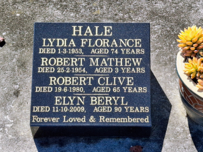 Picture of Taruheru cemetery, block 5, plot 45C.