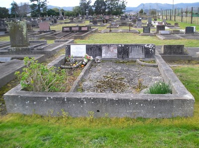 Picture of Taruheru cemetery, block 6, plot 134.