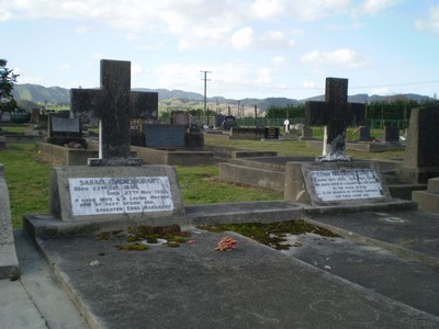 Picture of Taruheru cemetery, block 6, plot 36.