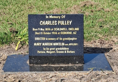 Picture of TARUHERU cemetery, block 8, plot 62.