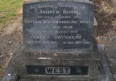 Picture of Taruheru cemetery, block 9, plot 6.