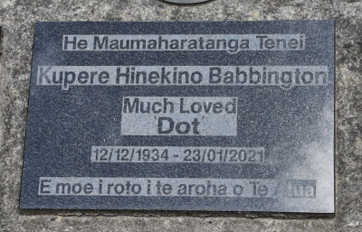 Picture of TARUHERU cemetery, block G, plot 693.