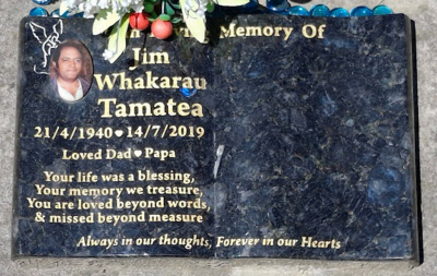Picture of Taruheru cemetery, block O, plot 483.
