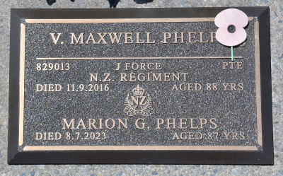 Picture of TARUHERU cemetery, block RSA32, plot 122.