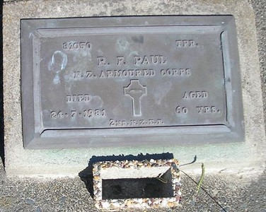 Picture of TARUHERU cemetery, block RSA34, plot 55.