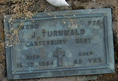 Picture of Taruheru cemetery, block RSA, plot 168.
