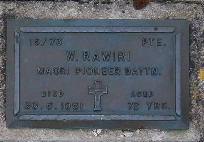 Picture of TARUHERU cemetery, block RSA, plot 552.